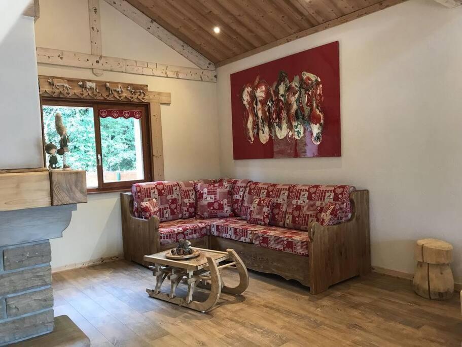 Chalet Spa Le Diamant Nathalie Mn La Rouge La Bresse Eksteriør bilde
