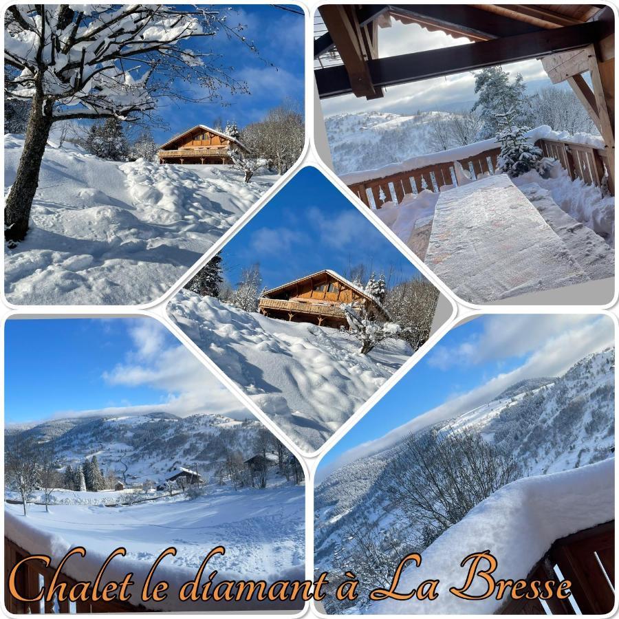 Chalet Spa Le Diamant Nathalie Mn La Rouge La Bresse Eksteriør bilde
